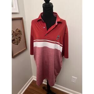 Alabama Crimson Tide Big Al Swinging Golf Polo Shirt Men Size Large Footjoy
